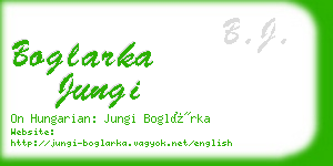 boglarka jungi business card